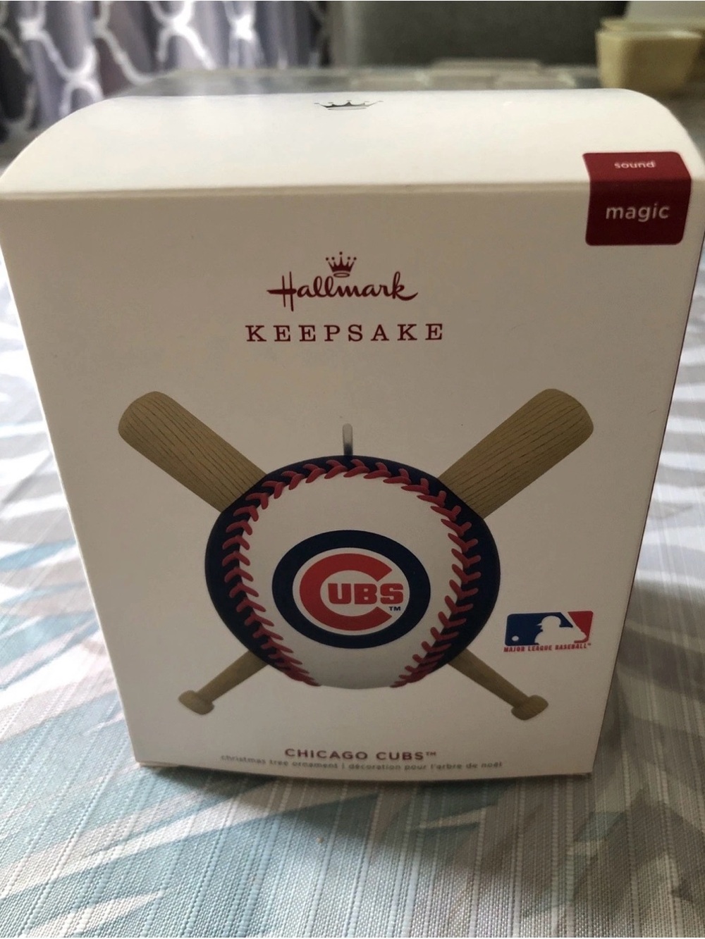 Hallmark Chicago Cubs Ornament: Magic, Plays Take Me Out To The Ballgame, NEW